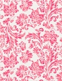 Light Pink Watercolors - Damask Floral Design A4 Size Backing Paper