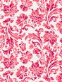 Dark Pink Watercolors - Damask Floral Design A4 Size Backing Paper