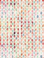Modern Mix Colors Watercolors 1 - Leaves Design A4 Size Backing Paper