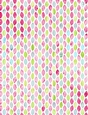 Pink, Green & Blue Watercolors - Modern Leaves Design A4 Size Backing Paper