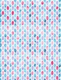 Pink, Purple & Blue Watercolors - Modern Leaves Design A4 Size Backing Paper
