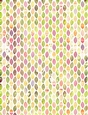Mixed Summer Colors Watercolors - Modern Leaves Design A4 Size Backing Paper