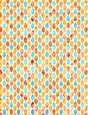 Mixed Summer Tropical Colors Watercolors - Modern Leaves Design A4 Size Backing Paper