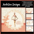 Beautiful Ballerina Mini Card Kit 1