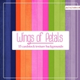Wings of Petals - A4 Size Cardstock Texture Backgrounds