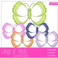 Wings of Petals - Butterfly Graphics