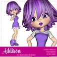 Addison - Cookie Girl Poser Graphics