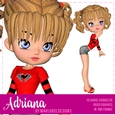 Adriana - Cookie Girl Poser Graphics