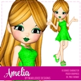Amelia - Cookie Girl Poser Graphics