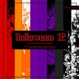 Halloween Colors 12 - Various Patterns Scrapbook Size Backgrounds