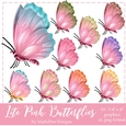 Light Pink Butterflies
