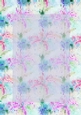 Blue Green Pink Purple Glitter Pattern with Vertical Sheer Topper - 5x7 Background