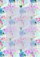 Summer Flowers Oil Painting Look with Vertical Sheer Topper - 5x7 Background