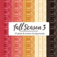 Fall Season Colors 3 - 8x8 Plaid & Texture Backgrounds
