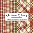 Christmas Colors 4 - 8x8 Plaid Tartan Backgrounds