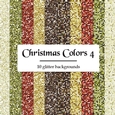 Christmas Colors 4 - 8x8 Glitter Patterns Backgrounds