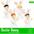 Baxter the Easter Bunny Clip Art Graphics