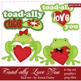 Toadally Love You - Red Valentines Day Graphics