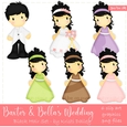 Wedding Day - Boys & Girls with Black Hair