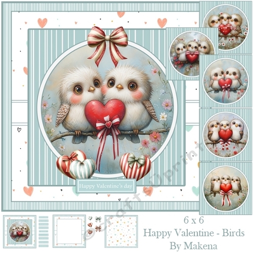 Happy Valentine Birds 3