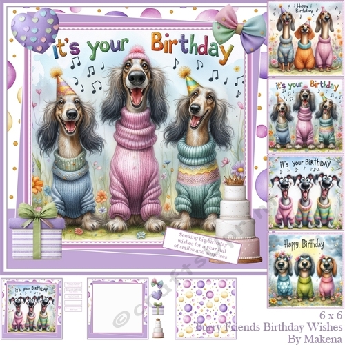 Furry Friends Birthday Wishes