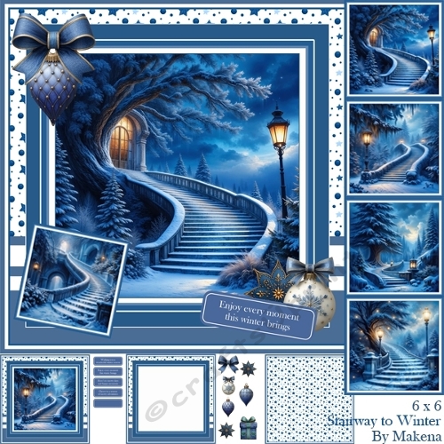 Stairway to Winter 6 x 6