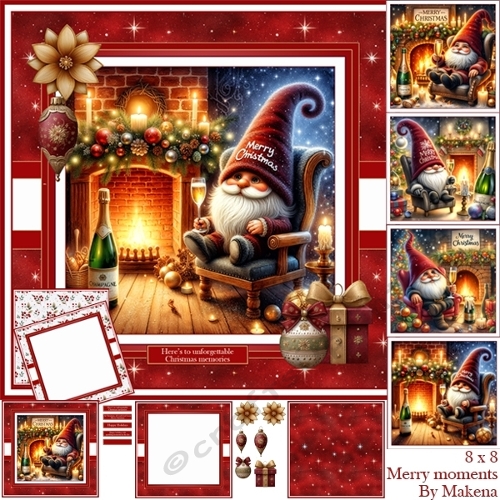 Merry Moments 8 x 8