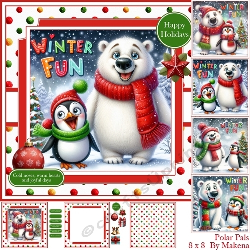 Polar Pals 8 x 8