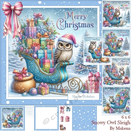 Snowy Owl Sleigh
