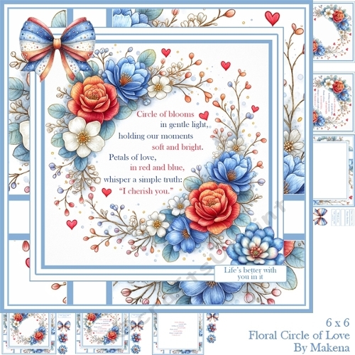 Floral Circle Of Love