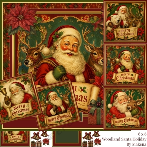 Woodland Santa Holiday