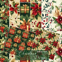 Christmas Papers set 01