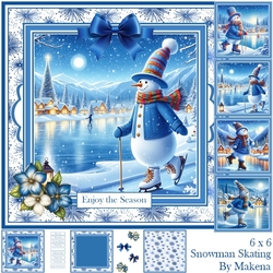 Snowman Skating