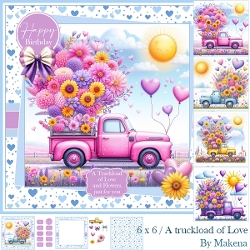 A truckload of love and flowers