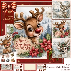 Charming Winter Reindeer
