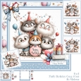 Fluffy Birthday Gang - Cats