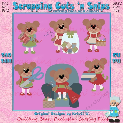 Quilting Bears Exclusive Cutting Files
