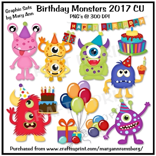 Birthday Monsters 2017 CU