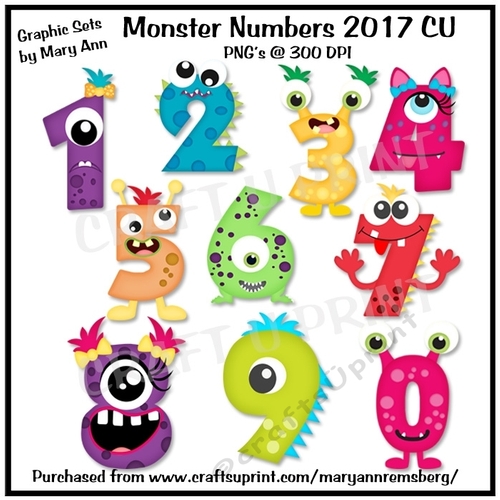 Monster Numbers 2017 CU