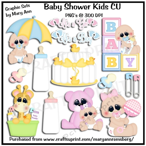 Baby Shower Kids CUPrint CU