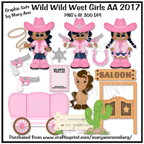 Wild Wild West Girls  AA 17 CU Print CU