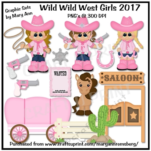 Wild Wild West Girls CU Print 2017 CU
