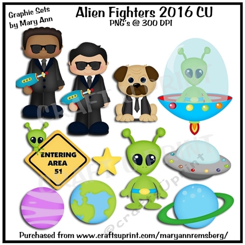 Alien Fighters 2016 CU Print CU