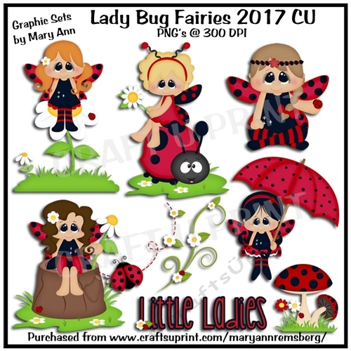 Lady Bug Fairies 2017 CU Print CU