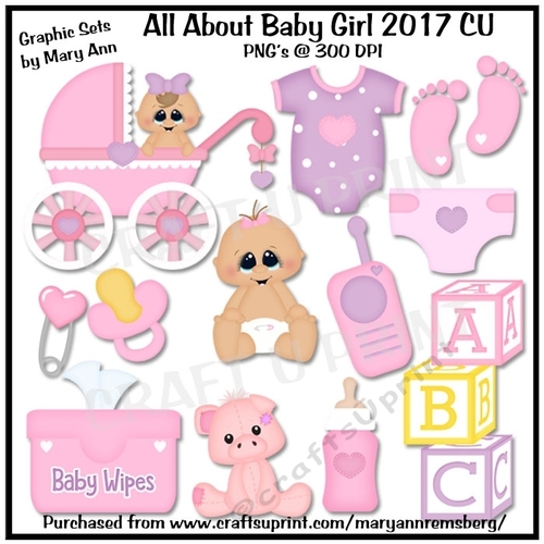 All About Baby Girl 2017 CU Print CU