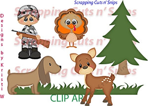 A Hunting We Will Go ClipArt