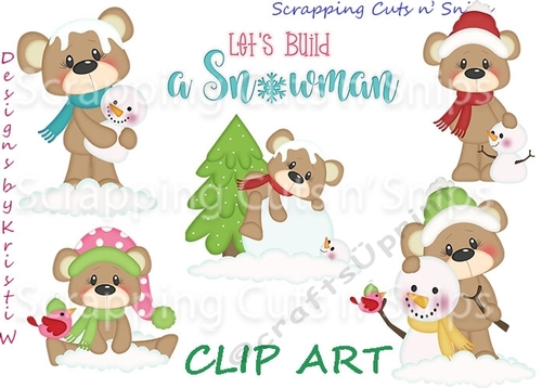 Paytons Winter Friends ClipArt