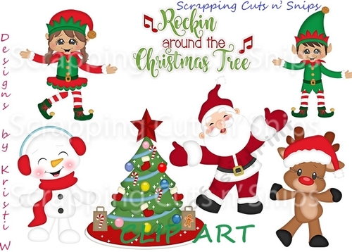 Rockin Around The Christmas Tree ClipArt