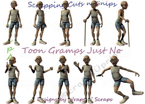 Toon Gramps: Just No ClipArt