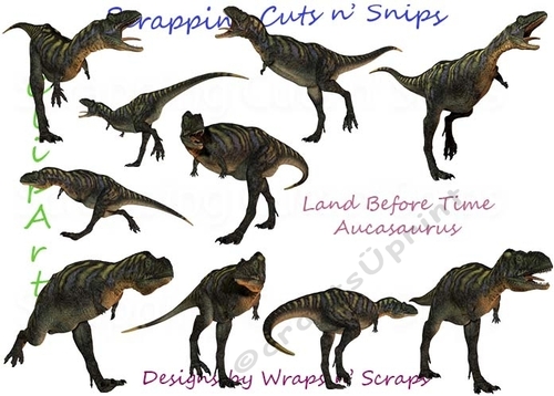 Land Before Time: Aucasaurus ClipArt